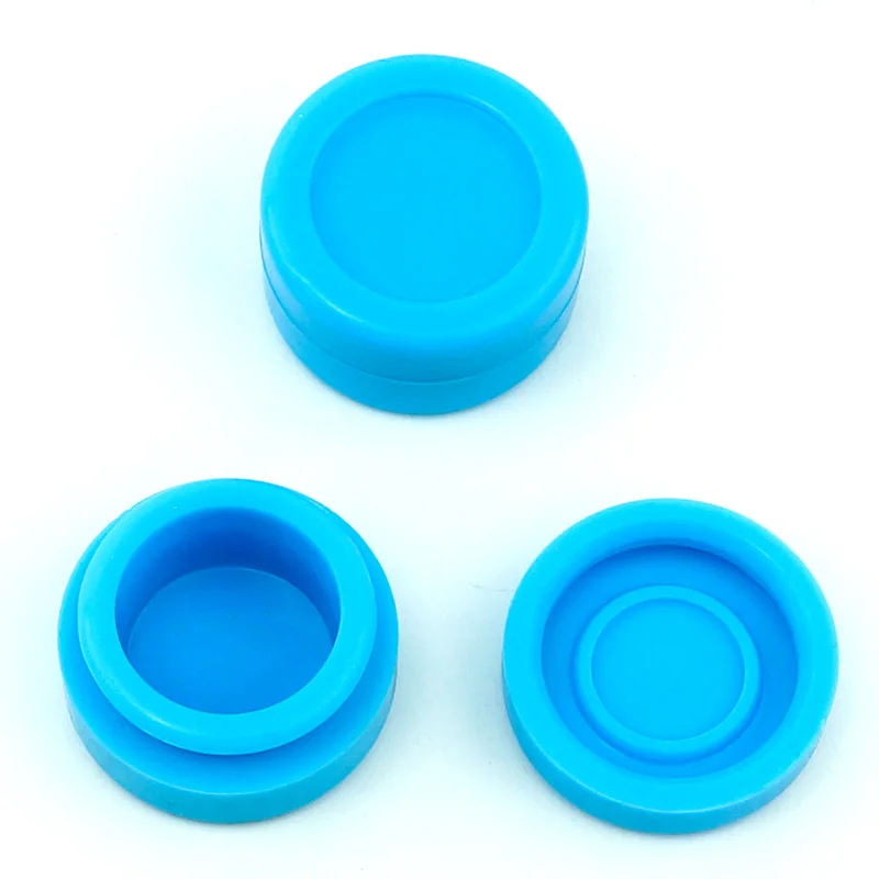 5 pcs 3ML 5ML 7ML silicone wax container Pill Storage box Oil container