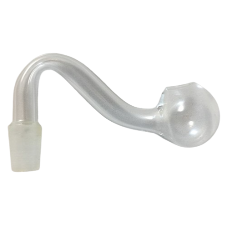 Mini Transparent Bubbler Glass Pipe 10mm