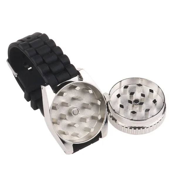 Portable Zinc Alloy Herb Spice Tobacco Grinder Watch Grinder Cigarette Crusher Smoking